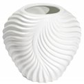 Vase Galileo, white, 19.6x14x17cm