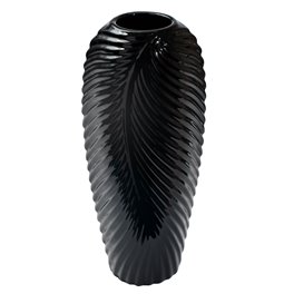 Vase Galileo, black, 19x15x43cm