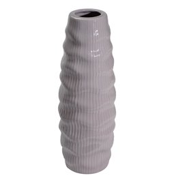 Vase Gavardo taupe B3, (shiny glazed B3), 13.5x35.6cm