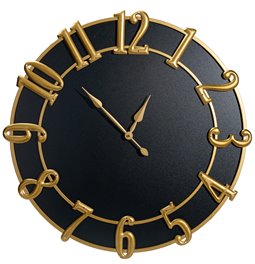 Wall clock  Meriva, D68x4.3cm