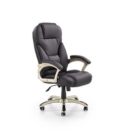 Office chair Hesmond, black  eco leather, H112-119x67x70cm
