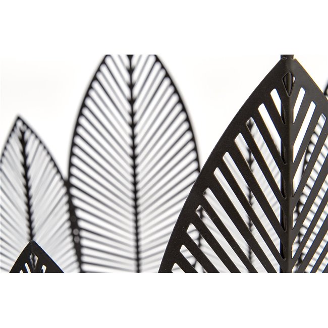 Side table set Holla Black, 2 pcs, MDF/steel, D40cm, H45cm / D33cm, H40cm