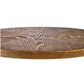 Side table Helphi, walnut/black color, H58x48x26cm