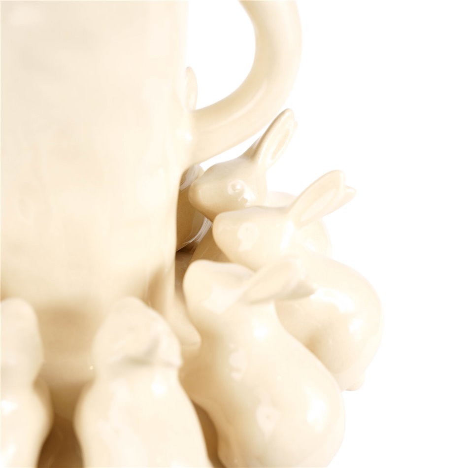 Vase Bunnies, stoneware, H35.3xD22.5cm