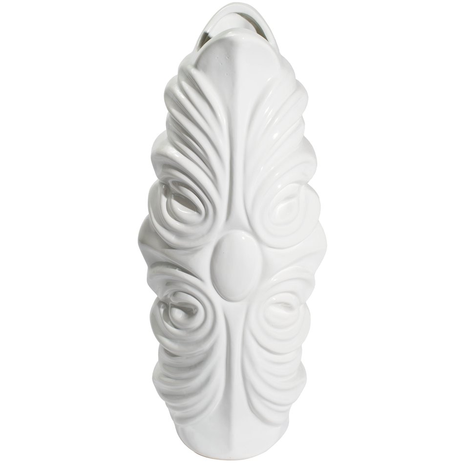 Vase Gallicano I, white, 15x11x35cm