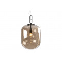 Pendant lamp Roven, cognac color, H-62-150cm, Ø-30cm, E27 60W