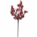 Decorative plant Berry spray, red, H53cm