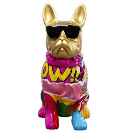 Deco figurine Graffiti Dog, H152x69x102cm