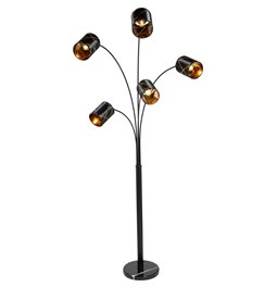 Floor lamp Moirsy 5, D130xH84xH204cm, E27x5 40W(MAX)