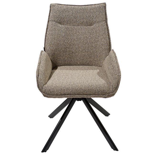 Dinner chair Jaren, swivelling, grey