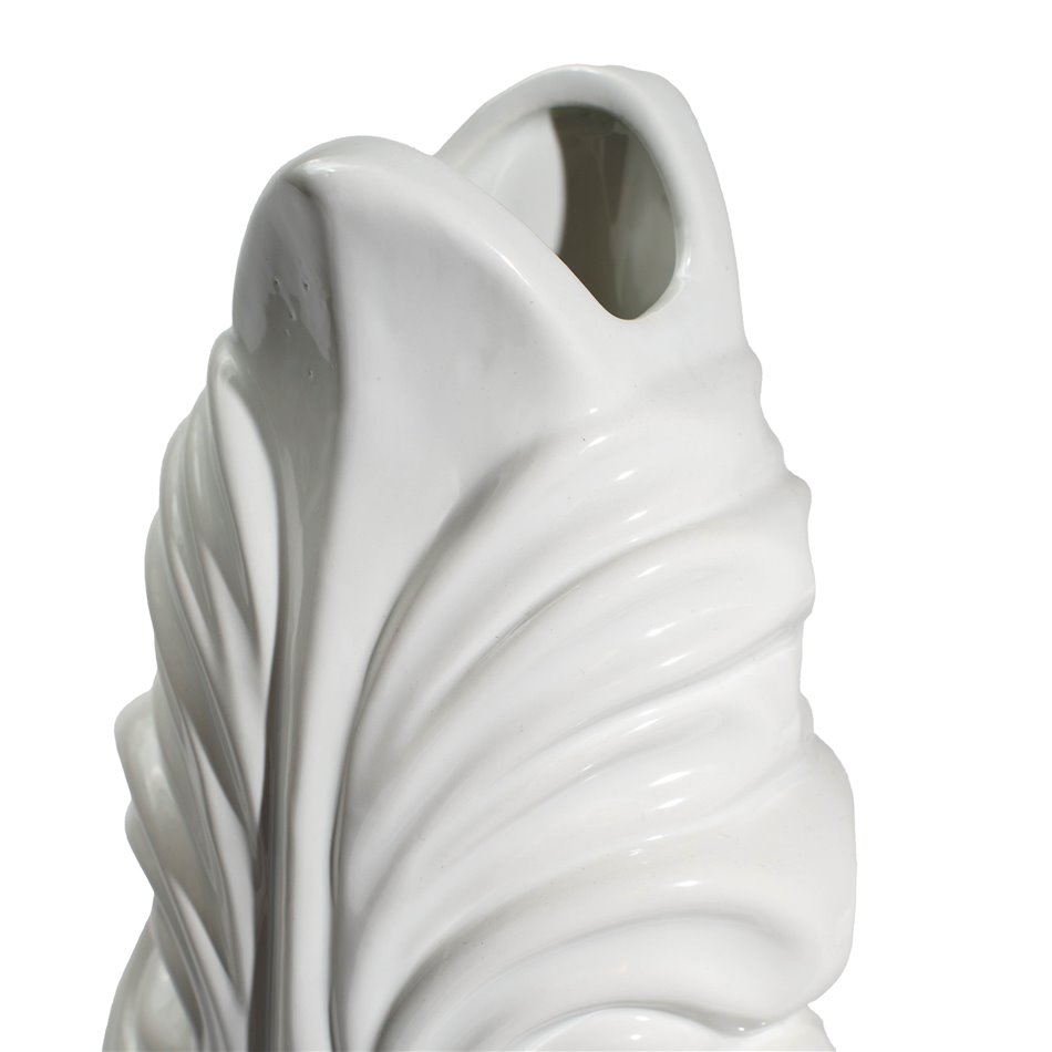 Vase Gallicano I, white, 15x11x35cm
