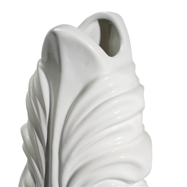 Vase Gallicano I, white, 15x11x35cm