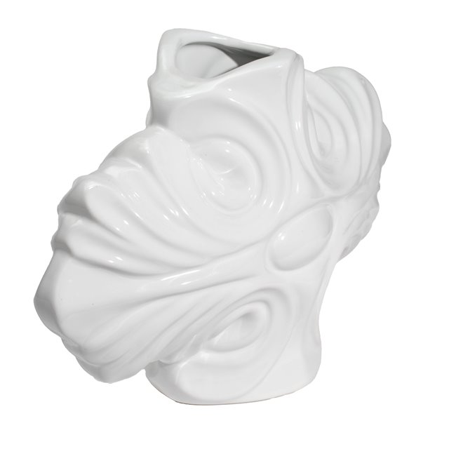 Vase Gallicano II, white, 26x11.5x17.5c