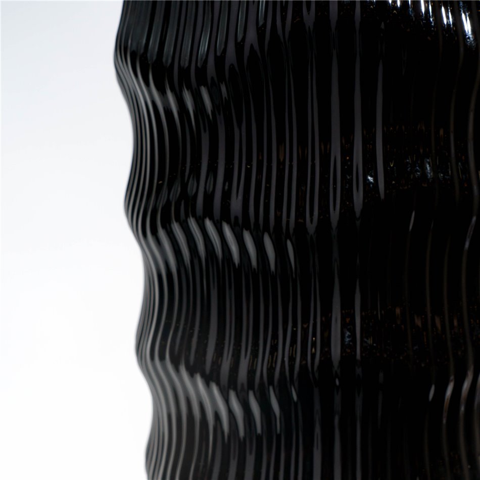 Vase Gavardo, black, 19.5x78cm