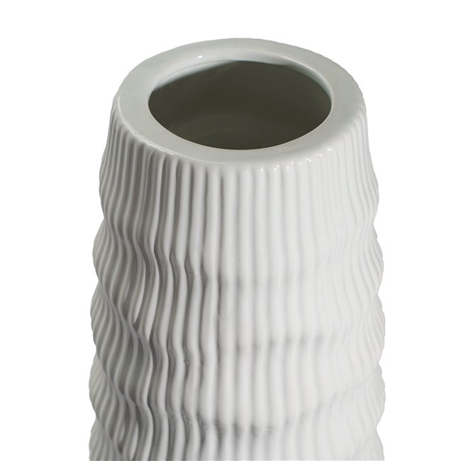 Vase Gavardo white, 13.5x46cm