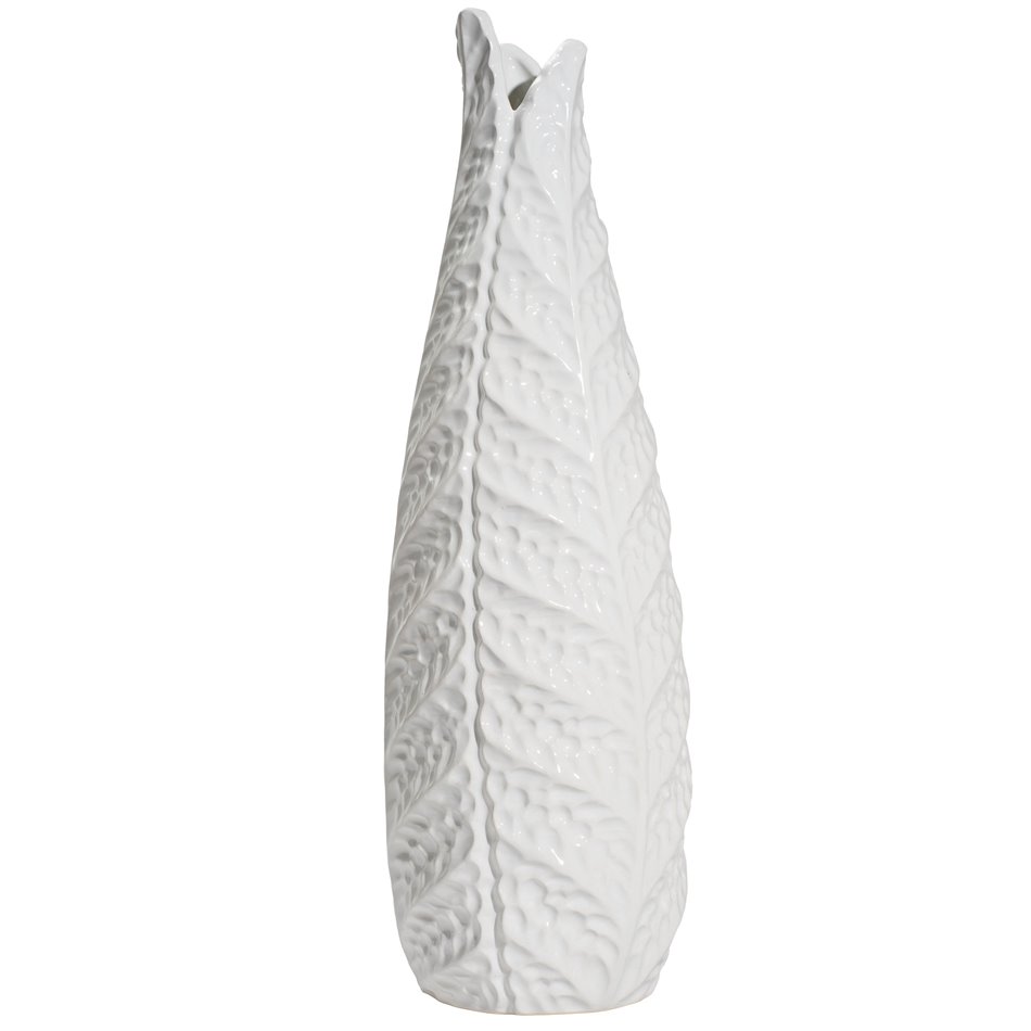 Vase Gardia, white, 11x33cm