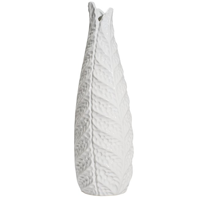 Vase Gardia, white, 11x33cm