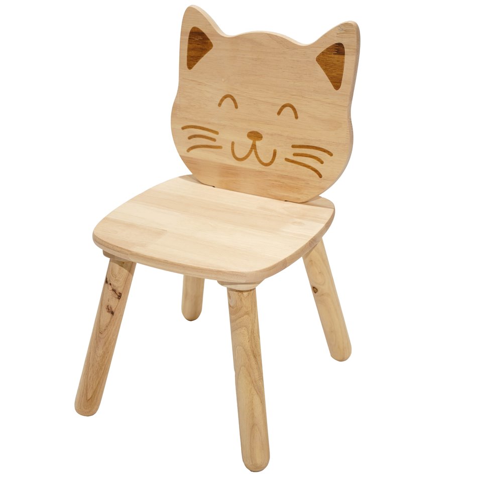 Chair Cat, natural color, H50x30x28cm