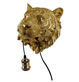 Wall lamp Tiger, golden, H27.5x27x20.5cm