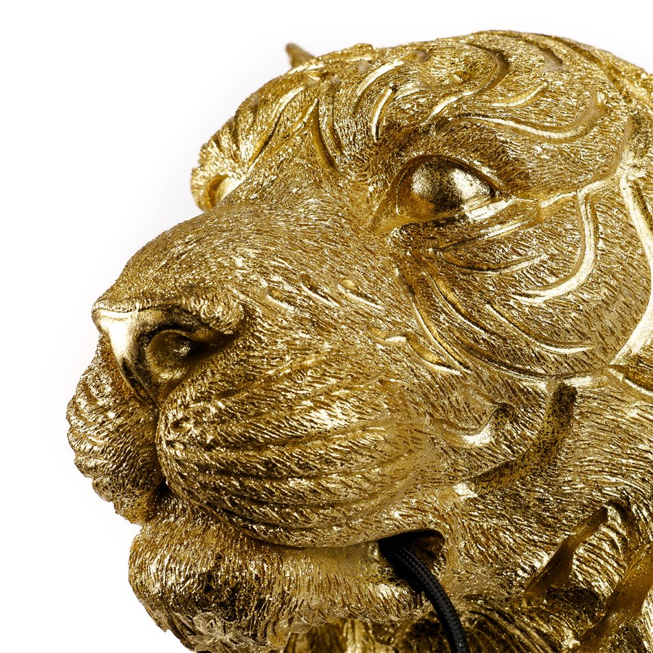 Wall lamp Tiger, golden, H27.5x27x20.5cm