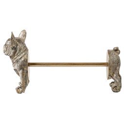 Декоративный держатель салфеток Bulldog bronze, 40x13x20cm