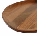 Acacia wood plate Frill, 31.8x30.6xH2.6cm