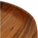 Acacia wood plate Frill, 31.8x30.6xH2.6cm
