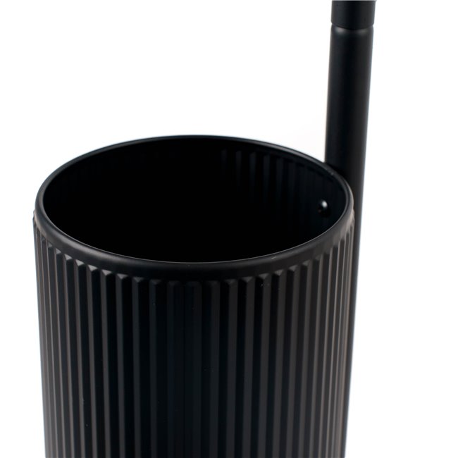 Держатель для туалетной бумаги Ardoise Onyx, черный цвет, D3,5xH64,7cm