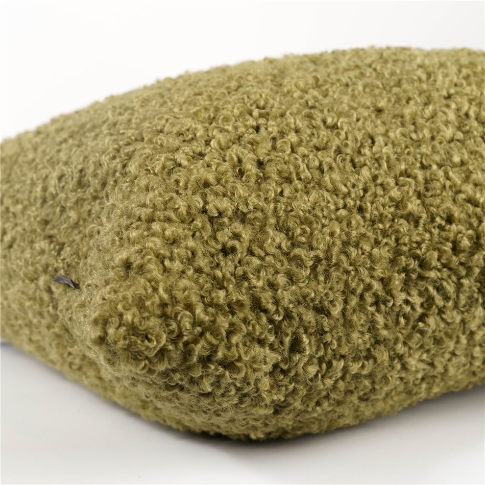 Decorative pillowcase Rolf, sage color, 45x45cm