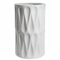 Vase Geitrude white, shiny, H40xD15.5cm