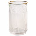 Cocktail glass Senne with gold rim, 420ml, H13.5cm, D7.9cm