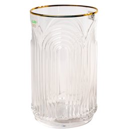 Cocktail glass Senne with gold rim, 420ml, H13.5cm, D7.9cm