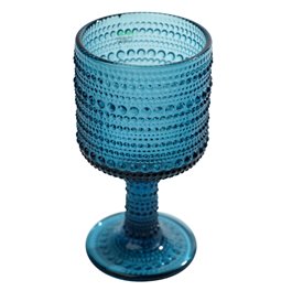 Wine glass  Sater, blue, 270ml, H15.5cm, D8cm