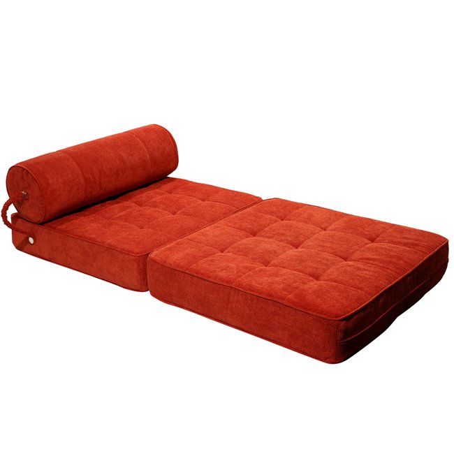Sofa bed Valady, orange 55, 82x86x62cm