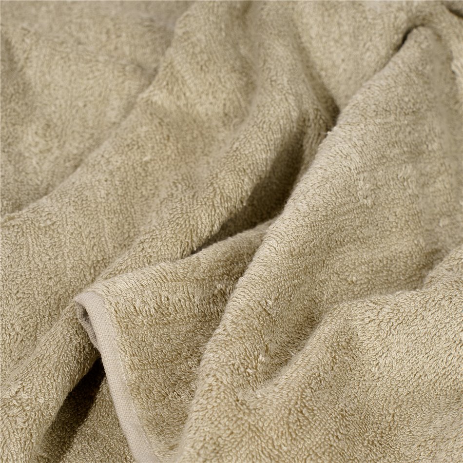 Bamboo towel Stripe, 50x100cm, sage, 550g/m2