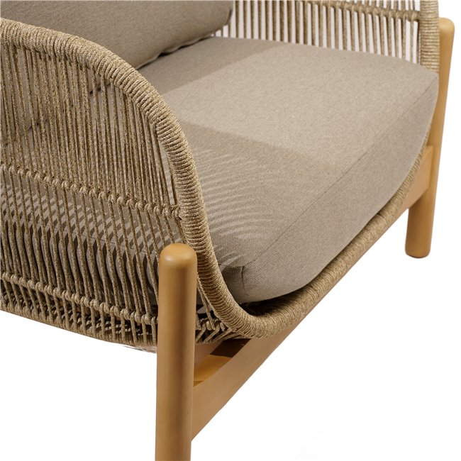 Armchair Ladeona, acacia, H80.4x86,4x62,5cm