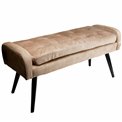 Bench Haldors 003, velvet, H50x100x39cm