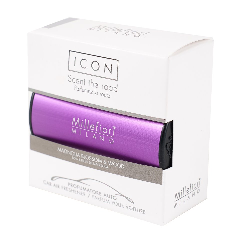 Automobilių oro Icon Viola-Magnolia blossom&Wood, H2.5x7x1cm