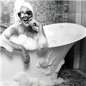 Stiklinis paveikslas Enjoy your bath, stiklas, 60x90cm