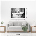 Stiklinis paveikslas Enjoy your bath, stiklas, 60x90cm