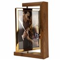 Photo frame Melody, gold/brown colors, steel, 10x15cm
