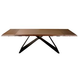 Extendable dining table Tilberg, MDF, 160-240x90x76cm