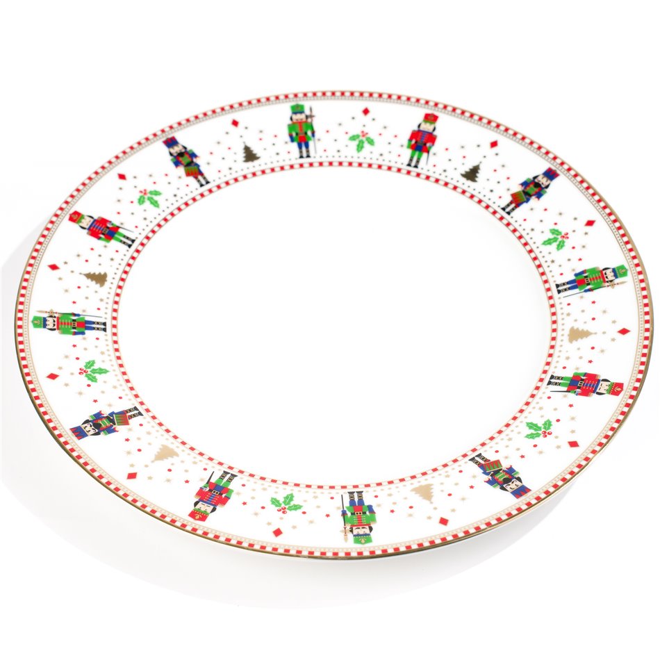 Porcelain dinner plate Nutcracker, D26.5cm