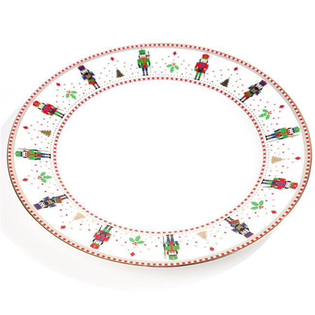 Porcelain dinner plate Nutcracker, D26.5cm