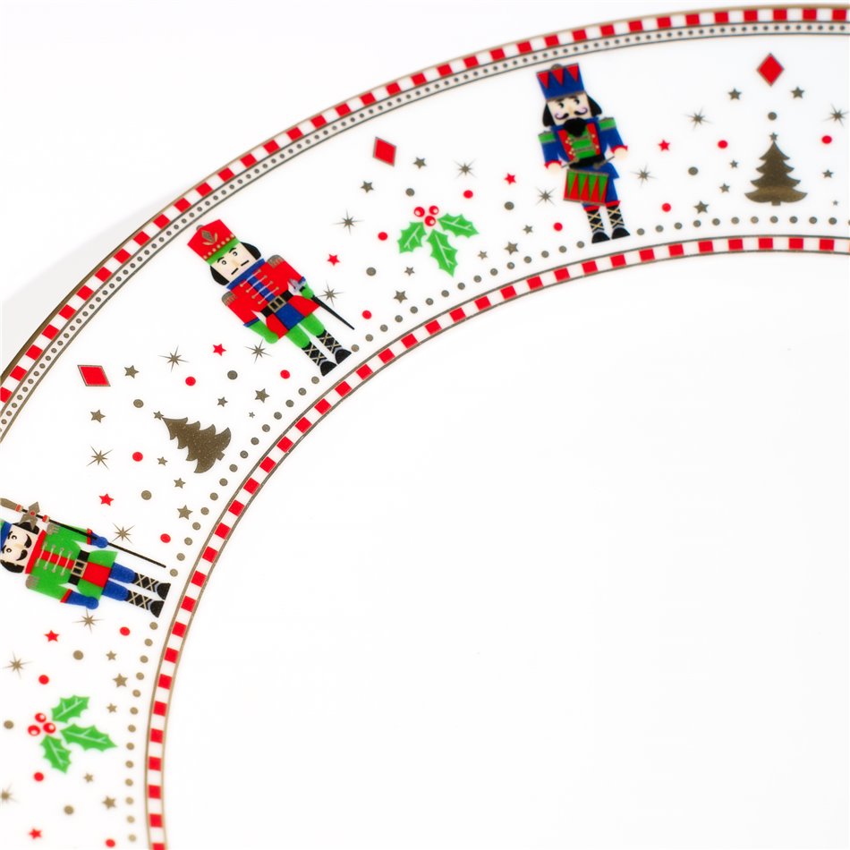 Porcelain dinner plate Nutcracker, D26.5cm