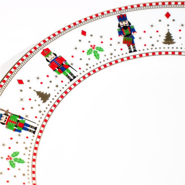 Porcelain dinner plate Nutcracker, D26.5cm