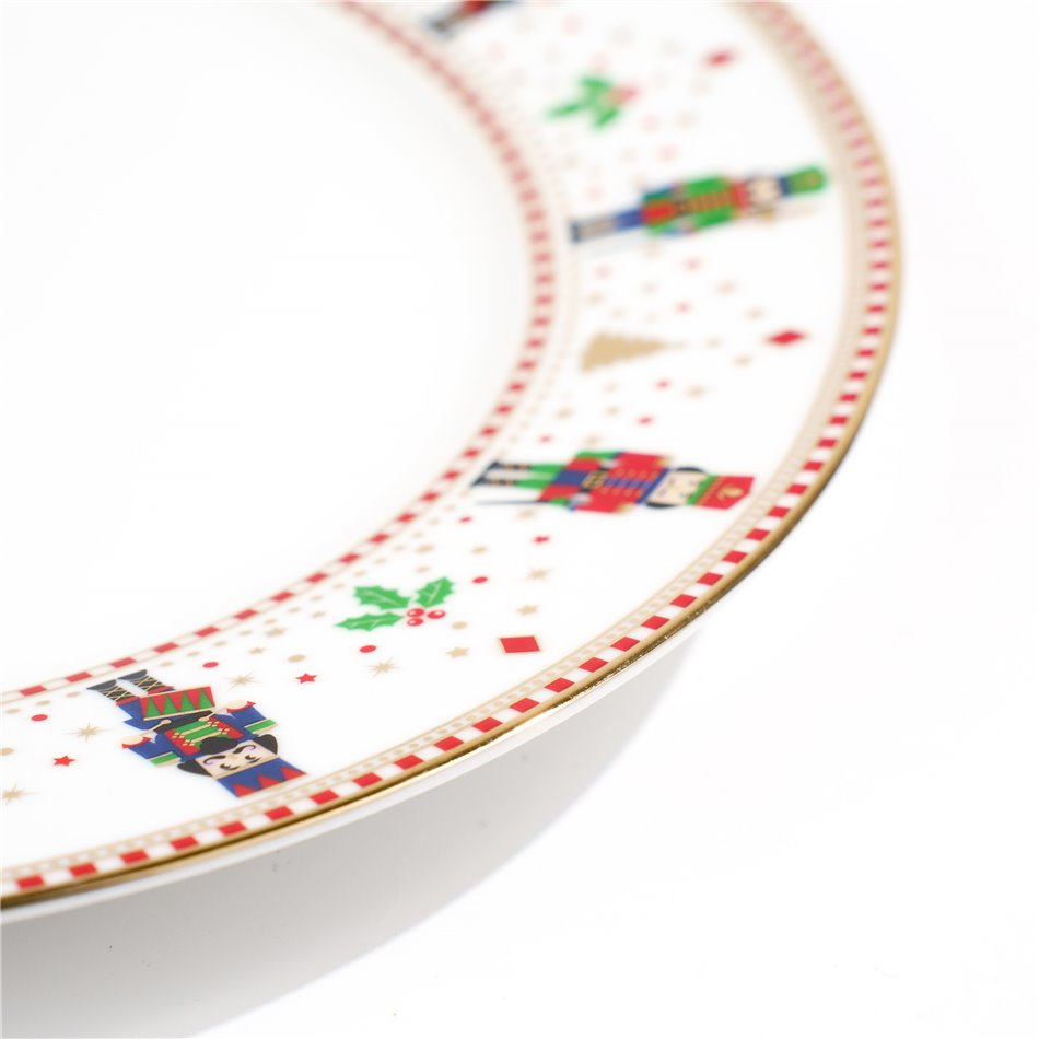 Porcelain dinner plate Nutcracker, D26.5cm