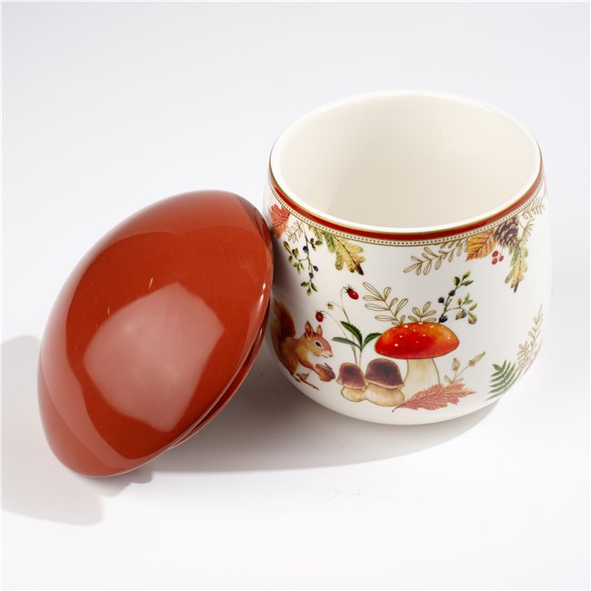 Jar Autumn Breeze, porcelain, D11xH15cm