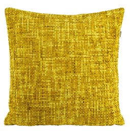 Decorative pillowcase Ted, green/yellow, 45x45cm