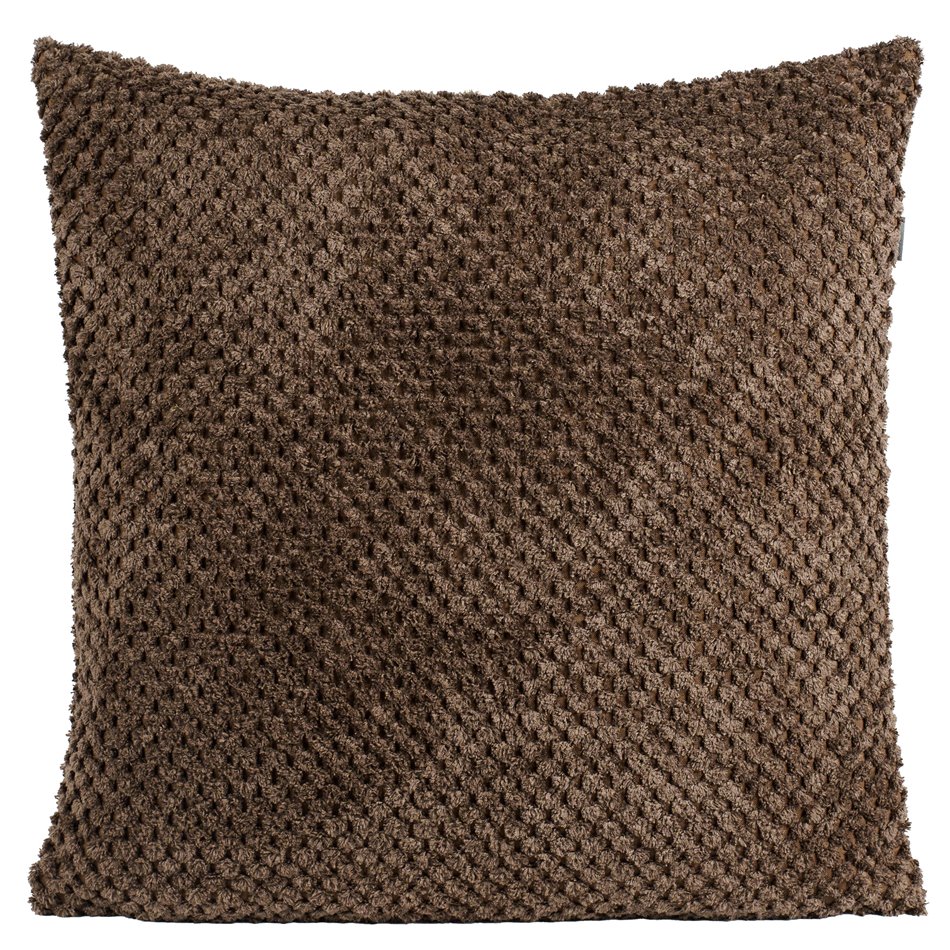 Decorative pillowcase Vivaldi, brown, 45x45cm